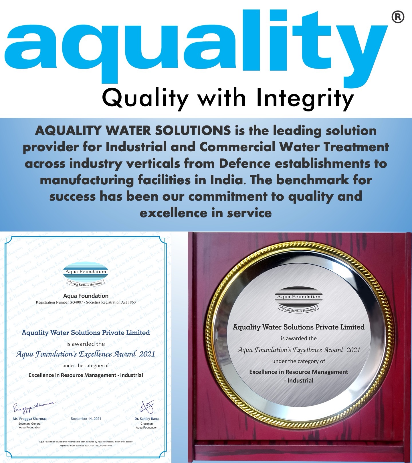 Aquality Water Solutions Private Limited